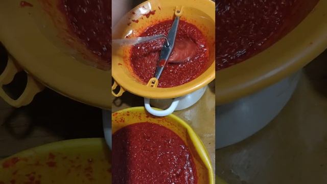 Малиновый сок легко и быстро при помощи механической протирки для овощей, фруктов и ягод.