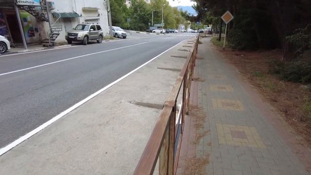 Геленджик. Пляж Сосновка. Закат на набережной