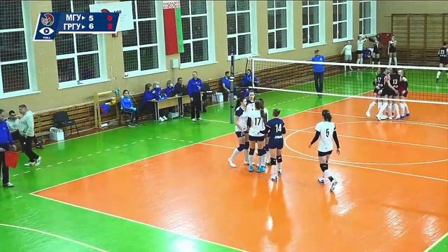 Волейбол. Чемпионат Беларуси. Коммунальник-МГУ - Коммунальник-ГрГУ смотреть онлайн