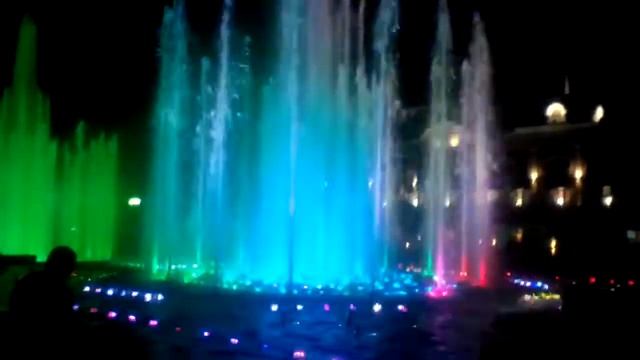 Поющий каскадный фонтан Аврора, Краснодар 2017)))