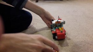 Обзор на Лего самоделки трактор т-150к и таврия