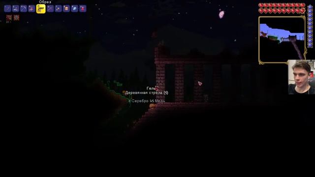 ПОБЕДИЛ ДВУХ БОССОВ БЕЗ ЗЕЛИЙ И КРУТОГО СНАРЯЖЕНИЯ В ТЕРРАРИИ/ 9 смотреть онлайн