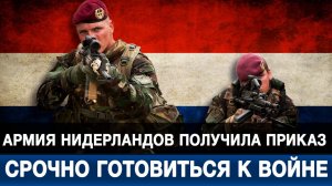 Армия Нидерландов получила приказ срочно готовиться к войне