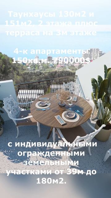 Wyndham Poberezhye, Апартаменты в элитном поселке в ГОНИО, от 130 кв.м. Море -800 м. Удобно. Выгодн