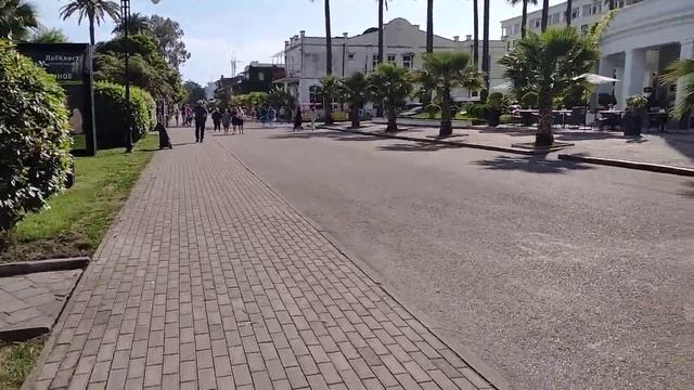 Абхазия. Сухуми набережная.