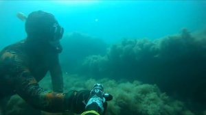 Подводная охота в Кабардинке 2013г.ч.6,"Горбылёвые места-2"