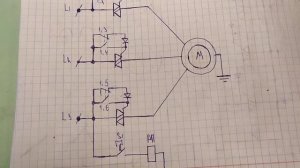 Электронный пускатель для трехфазного электродвигателя.