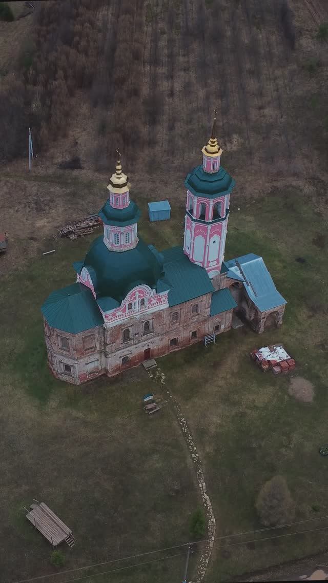 В Кировской области восстанавливают храм #киров #вятка #хлынов #храм #церковь смотреть онлайн