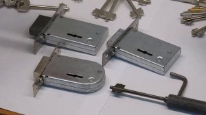 самоимпрессия для китайских сувальдных замков FZB/CLASS/KEDR 2+2 обучение открытию замков отмычки