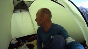 17. Последнее велопутешествие. Нападение кабана на палатку. Весь день в палатке.