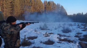 Стрельба дымарем.