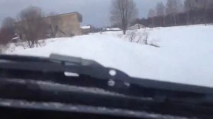 Ваз 2109 по сугробам, прёт как танк