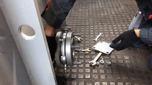 Установка затвора дискового поворотного ЗДП ОТГ