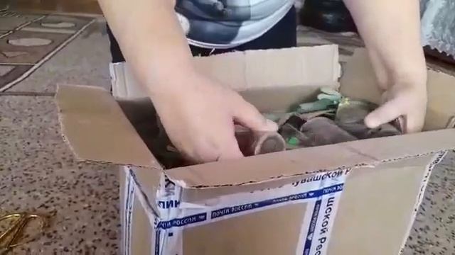 Пришла посылка от Марины Гречко  из Чувашии. Шла 5 дней.