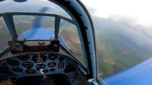 Як-52 Плоский штопор. Yak-52 Flat spin.