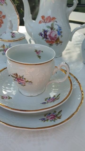 Чешский сервиз Бернандонт #винтаж #находки #фарфор #посуда #барахолка смотреть онлайн