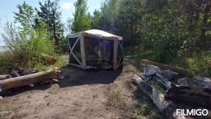 Уникальный шатёр туристический KYODA 6. Сборка за 1,5 минуты