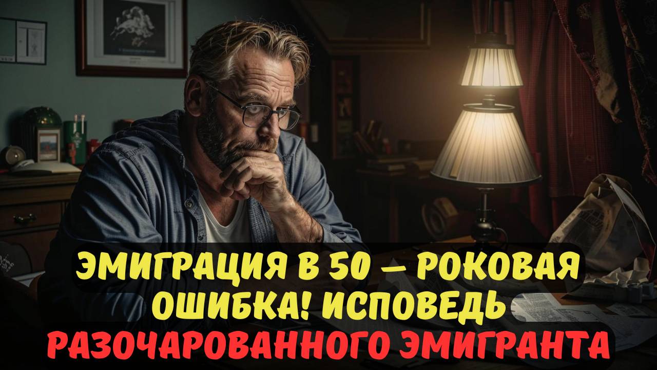 ЭМИГРАЦИЯ В 50 – РОКОВАЯ ОШИБКА! ИСПОВЕДЬ РАЗОЧАРОВАННОГО ЭМИГРАНТА