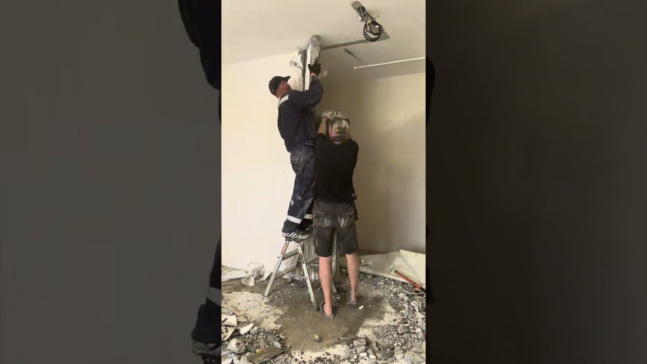 демонтаж бетонных перегородок