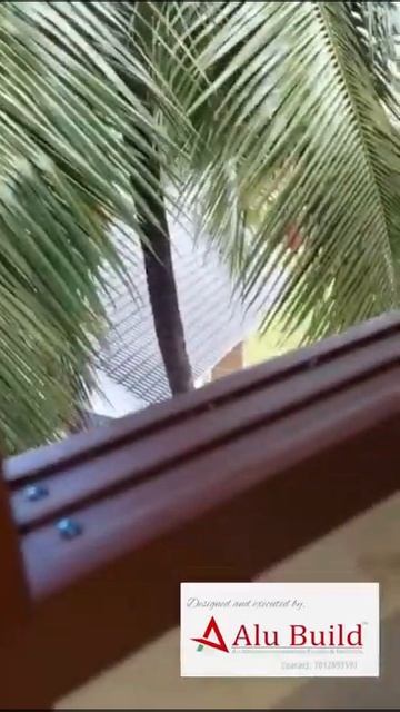 Two track aluminum sliding windows
