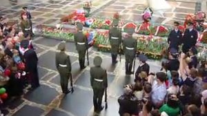 Часть 1. Смена почетного караула в Волгограде на Мамаев кургане