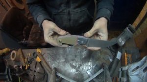 Нож Басмач из стали D2, рукоять из G10 с мозаичным пином своими руками.