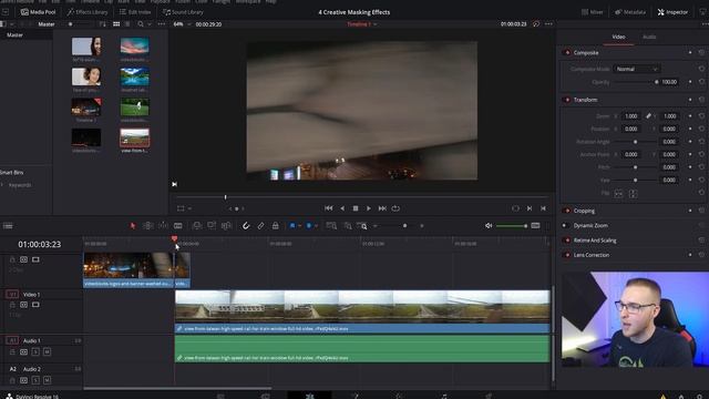 4 MUST KNOW creative MASKING Effects for Davinci Resolve