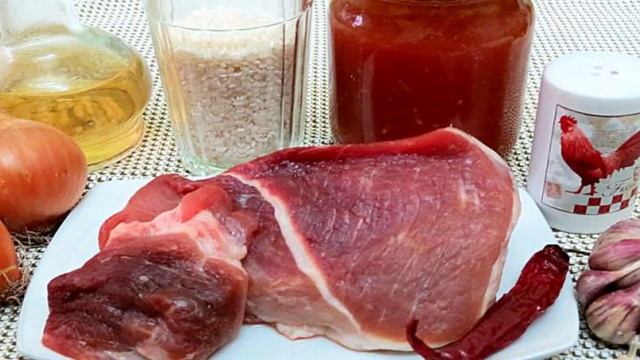 Суп из свинины с рисом