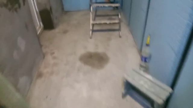 Final result. The upper slopes and walls after plastering, the screed is dry.  Конечный результат