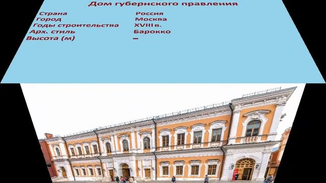 Дом губернского правления (Москва) смотреть онлайн