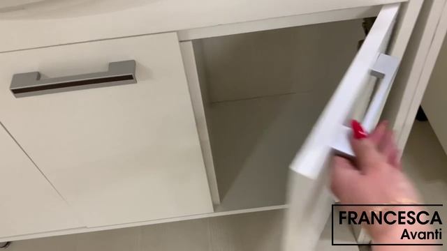 Тумба с раковиной Francesca Eco 90 белый