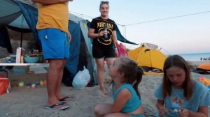 Наш лагерь на косе