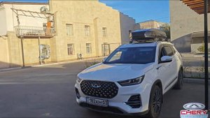 Автобокс Lux Tavr 197 и поперечины Lux Scout на Chery Tiggo 8 PRO