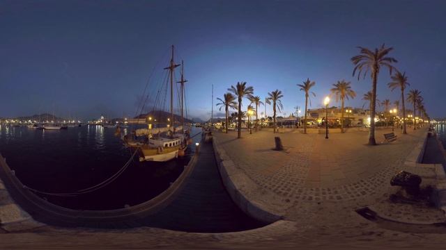 Cartagena sea port, Spain VR 360 travel video. Картахена, Испания, панорамное видео. смотреть онлайн