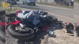 В РЕЗУЛЬТАТЕ СТОЛКНОВЕНИЯ ЛЕГКОВОГО АВТОМОБИЛЯ И МОТОЦИКЛА В ЖЕЛЕЗНОГОРСКОМ РАЙОНЕ ПОГИБ МОТОЦИКЛИСТ