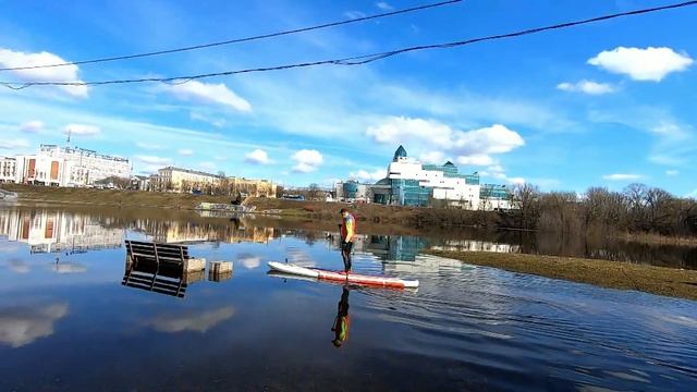 Тверь Половодье в Ландшафтном парке смотреть онлайн