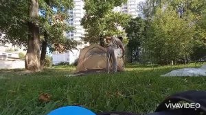 Установки палатки . Red Fox challenger 2