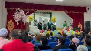 Мадина апай, зейнеткерлік демалысқа шығарып салу кешінен...