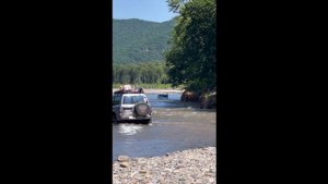 Милоградово. Suzuki Jimny утонул в Милоградовке. Приморский край 2024