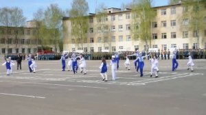 Выступление на плацу в День Победы. ЗАТО Озёрный Тверская область