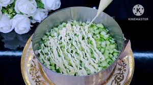 Салат «ГОСТИ В ШОКЕ!» Из чего же он? Вкуснейший, а готовить — одно удовольствие!