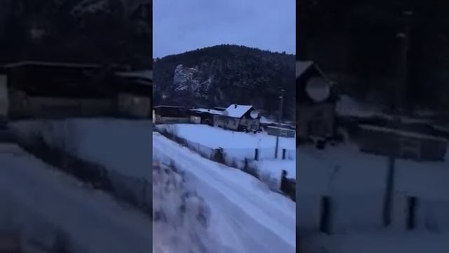 Кунгур край, Урал, видео из кабины машиниста поезда