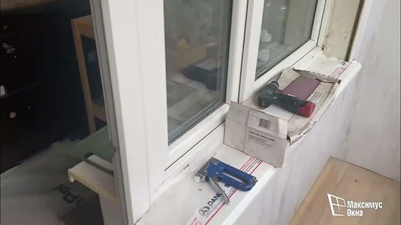 Ремонт балкона - остекление, утепление и отделка стен панелями ПВХ в доме серии 1-515 смотреть онлайн