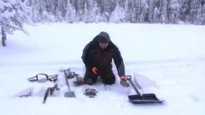 Капканный промысел  волка | Мое снаряжение | Установка