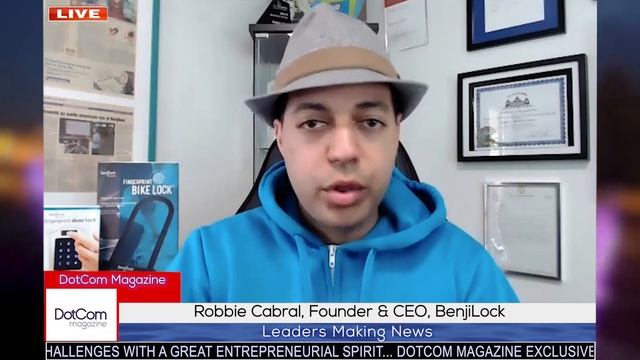 Robbie Cabral, Founder & CEO of BenjiLock, Leading Entrepreneur, A DotCom Magazine Exclusive. смотреть онлайн