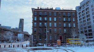 Чудесная Снежная прогулка, по улицам БРУКЛИНА!