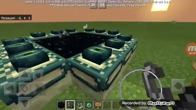 Как построить портал в АД и в ЭНДЭР МИР.👍 смотреть онлайн