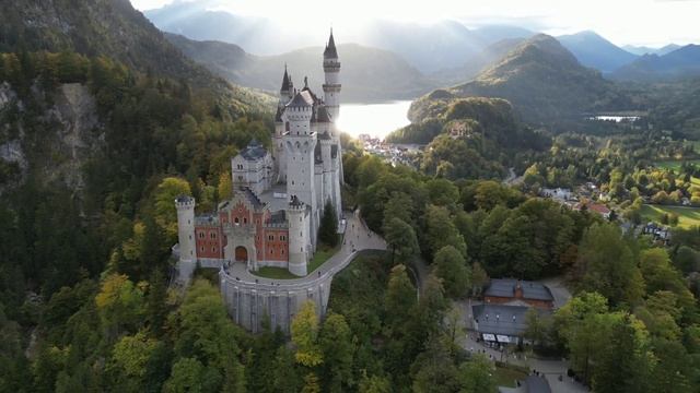 Путешевствуя Германией. Замок Нойшванштайн и Хоеншвангау. смотреть онлайн