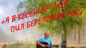 "Я в весеннем лесу пил берёзовый сок..." (Кавер  от Алексея  Климова) До боли знакомые слова...