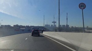 Съезд с новоегорьевского шоссе на внутренний МКАД